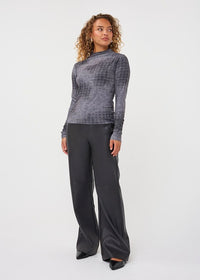 ESQUALO TOP CHECK PRINT