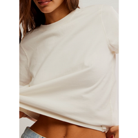 FREE PEOPLE EVERYDAY TEE - CLEAN IVORY