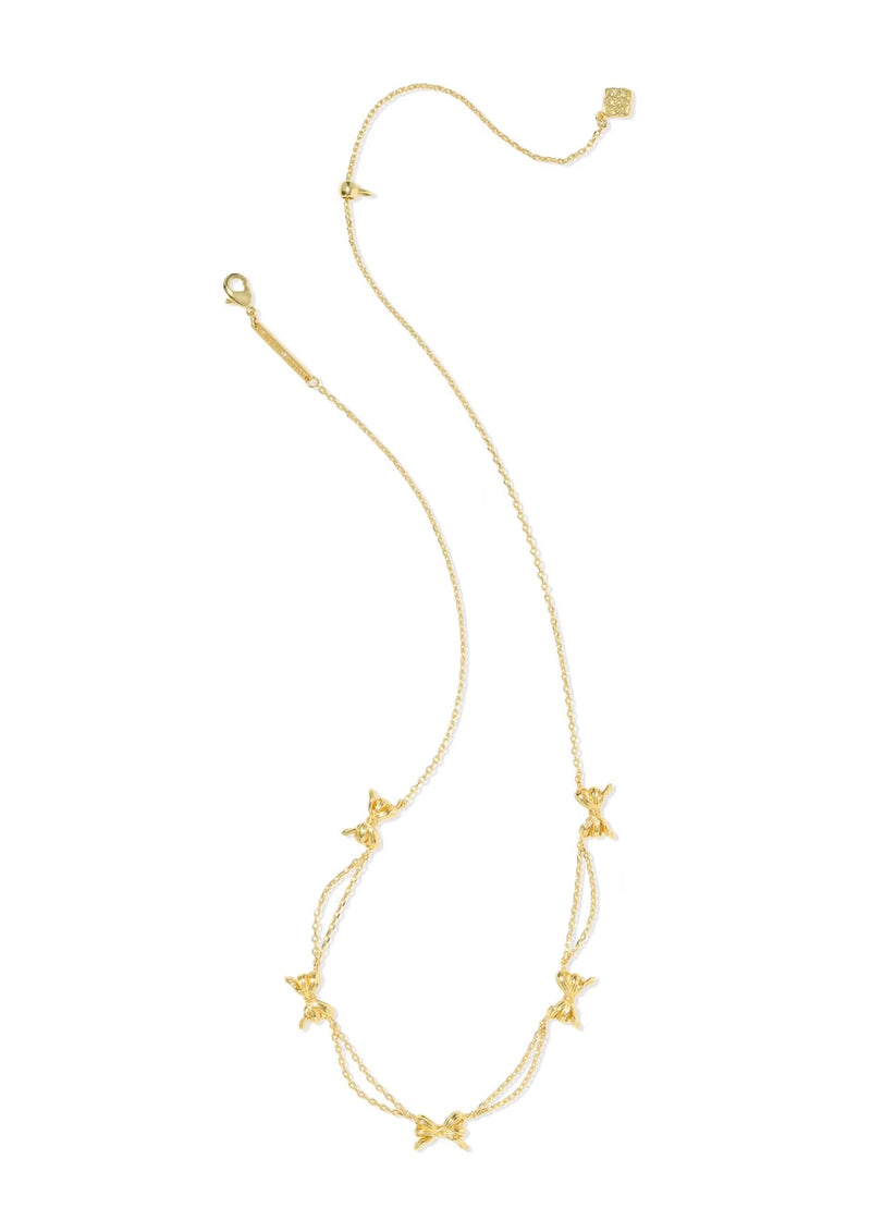 KENDRA SCOTT BOW STRAND NECKLACE