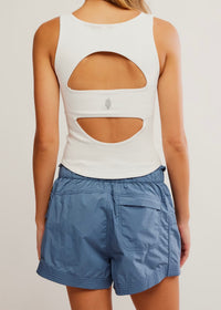 FREE PEOPLE MOVEMENT FREE THROW UNWIND CAMI - WHITE