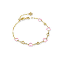 KENDRA SCOTT HAISLEY HEART DELICATE CHAIN BRACELET