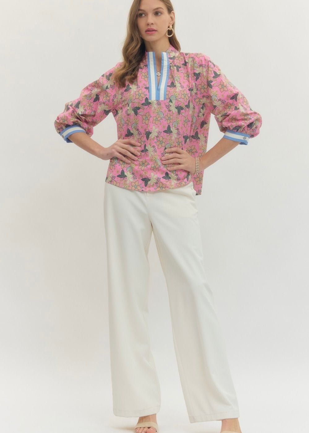 THE HEAVENLY FLORAL TOP