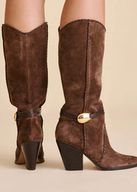 DOLCE VITA JODY BOOTS DARK BROWN SUEDE