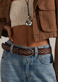 FREE PEOPLE PRESTON STUD BELT