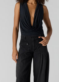 FREE PEOPLE WE’RE GOING OUT BODYSUIT - BLACK