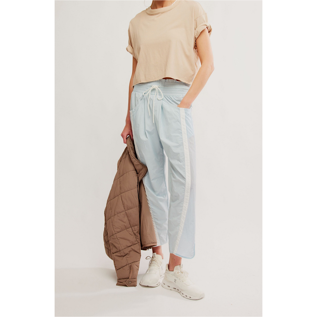 FREE PEOPLE MOVEMENT CHAMP IS HERE PANT - ARCTIC SNOW