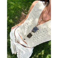 DOWN TO EARTH KNITTED VEST