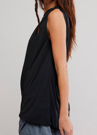 FREE PEOPLE CASCADIA TUNIC - BLACK