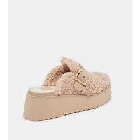 DOLCE VITA LELANI PLUSH FLATS - NATURAL