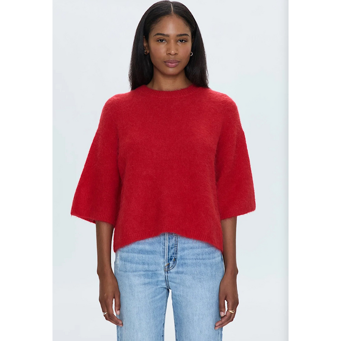 PISTOLA MICAH SWEATER TEE - RUBY