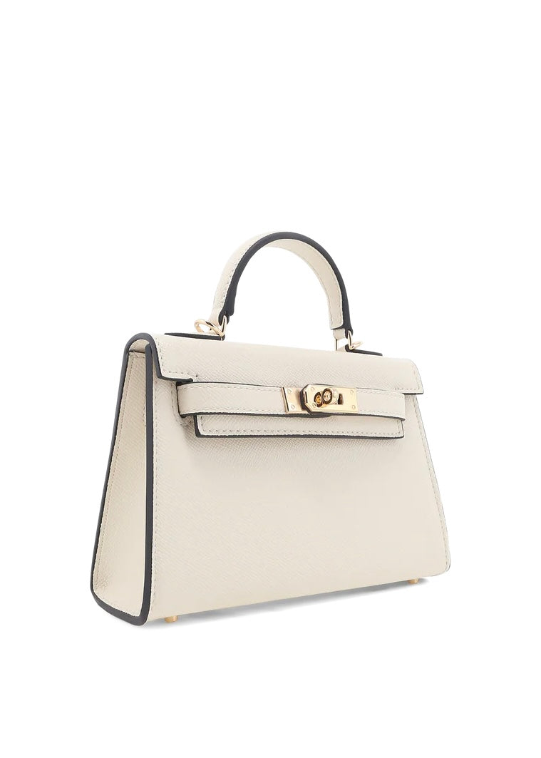 BILLINI HARIETTE HANDLE BAG - BONE