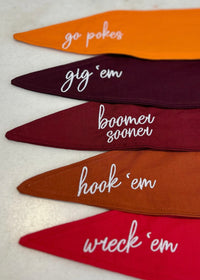 SCHOOL SPIRIT SCARVES