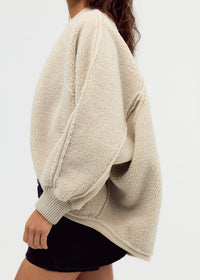 FREE PEOPLE CABIN HERO CARDI - MORNING OAT