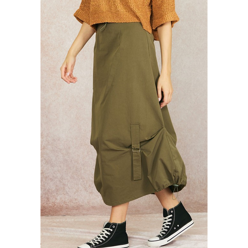 THE ASTRID CARGO MIDI SKIRT