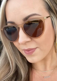 DAX EYEWEAR MIDNIGHT SUNGLASSES - SAND