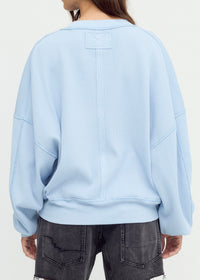 FREE PEOPLE SKYLINE TEE - BLUE SNOWFLAKE