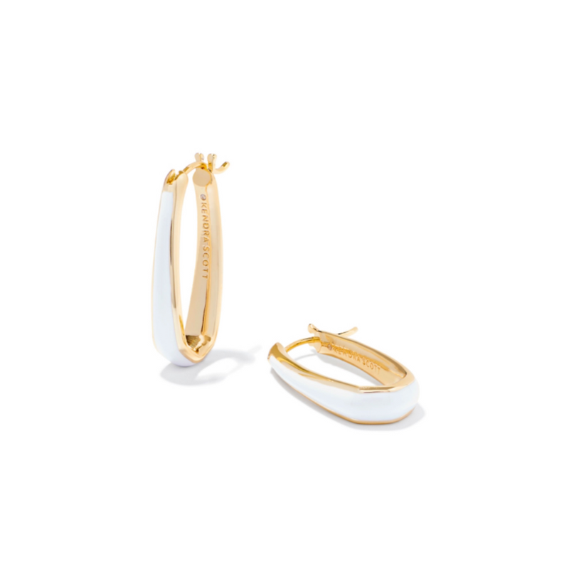 KENDRA SCOTT KELSEY HOOP EARRINGS