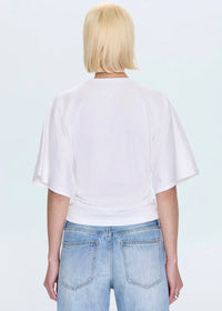 PISTOLA VERONICA KIMONO SLEEVE FITTED TEE - LE BLANC