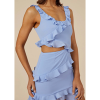 LEYLA MINI DRESS - BLUE