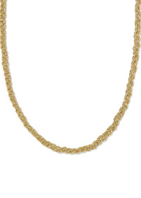KENDRA SCOTT GABRIELLA BRAIDED CHAIN NECKLACE - GOLD