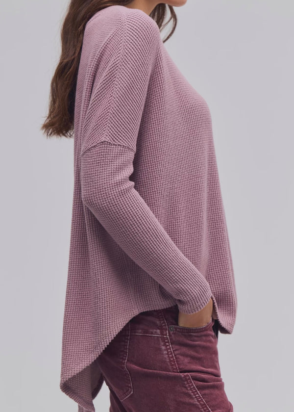 FREE PEOPLE LATTE BLUES SOLID THERMAL - WINTER TULIP