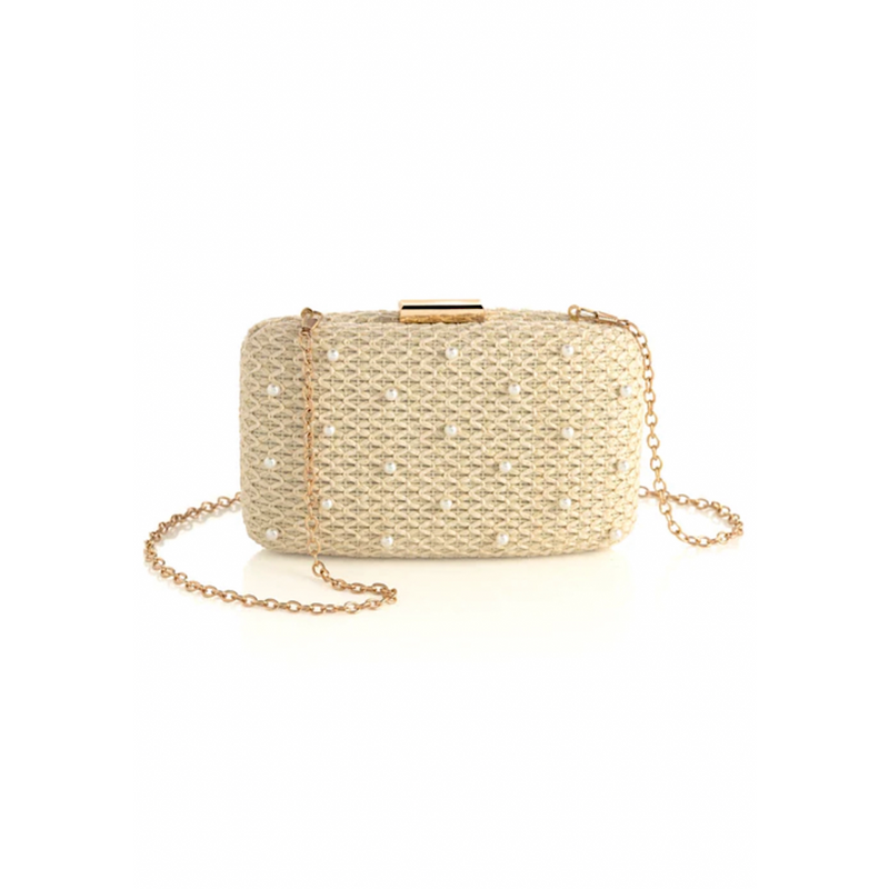 SHIRALEAH LOLA EMBELLISHED CLASP PURSE