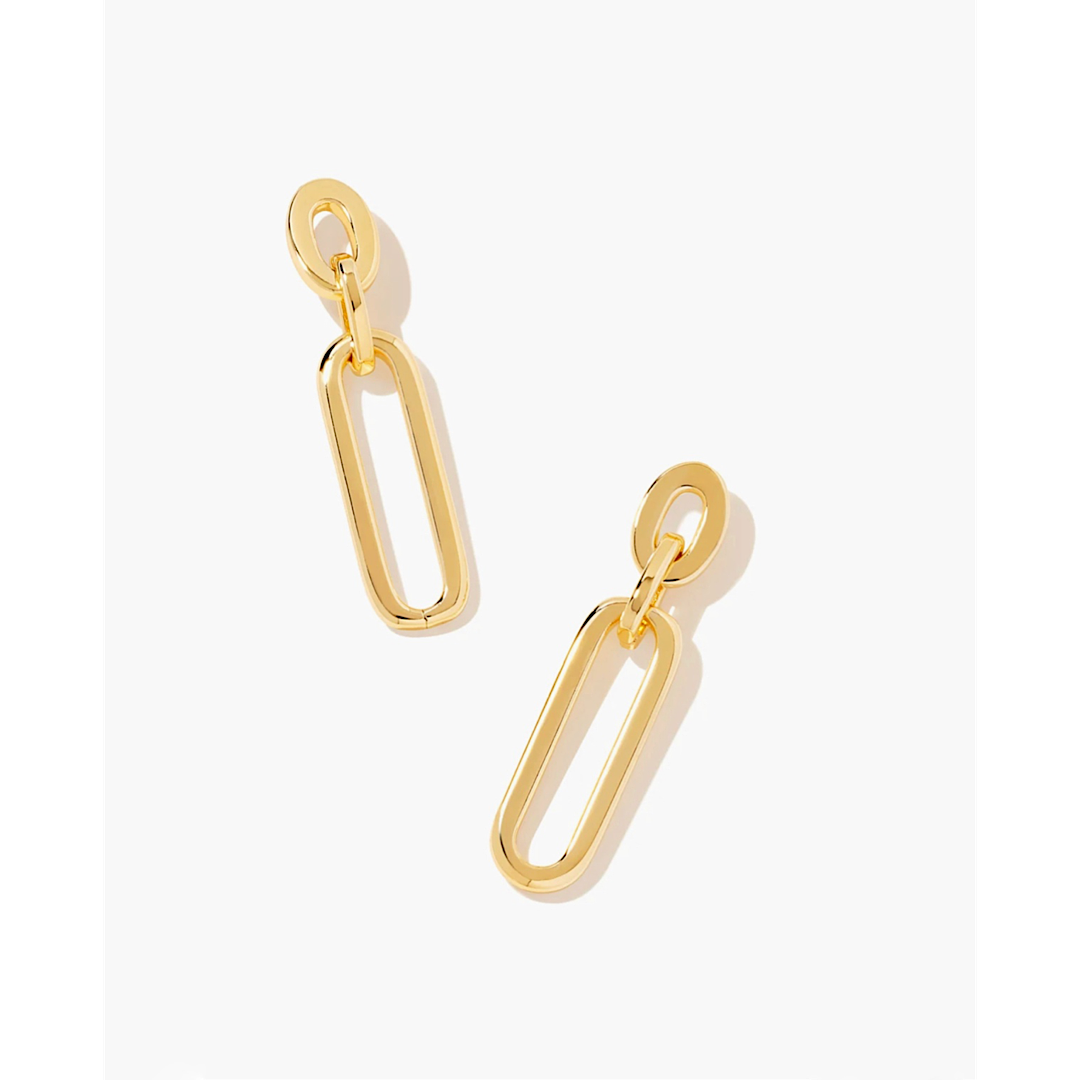 Adrienna Paperclip Chain Necklace in 14k Yellow Gold | Kendra Scott