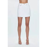 PISTOLA KAT HIGH RISE VINTAGE SKIRT - LUXE WHITE