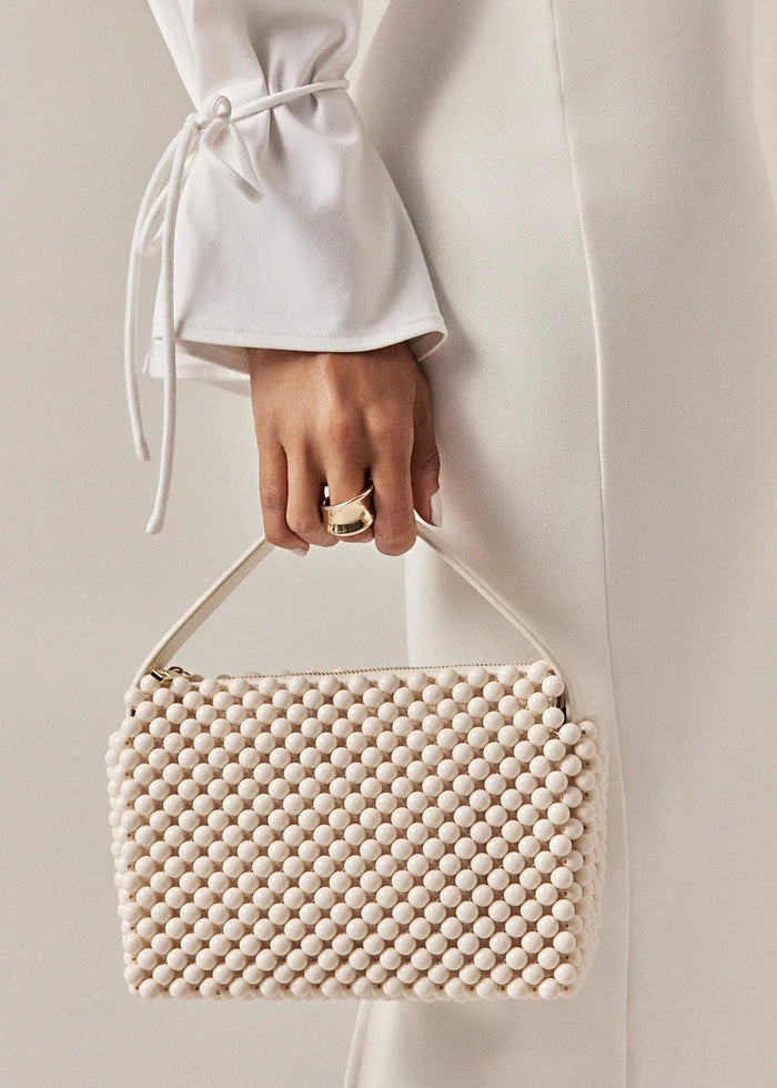 BILLINI JEANIE HANDLE BAG - BONE