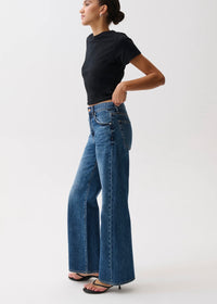 PISTOLA LARSEN RELAXED FLARE JEANS - DARING