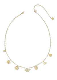 KENDRA SCOTT CAILEY GOLD CHARM NECKLACE