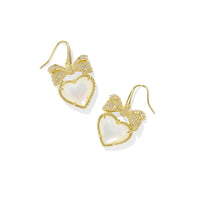 KENDRA SCOTT HAISLEY HEART DROP EARRINGS