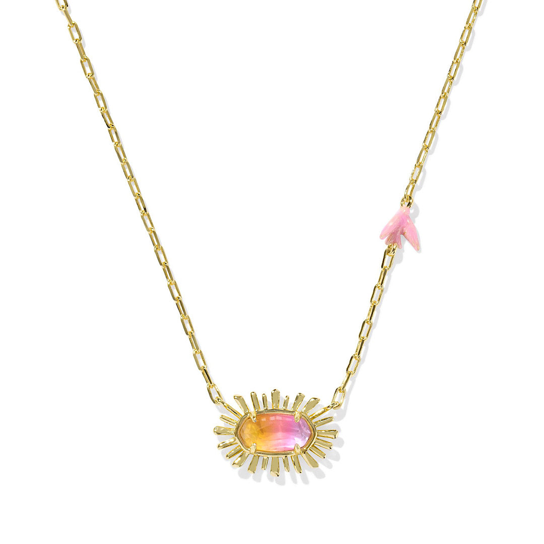 KENDRA SCOTT ELISA BIRD SHORT PENDANT NECKLACE