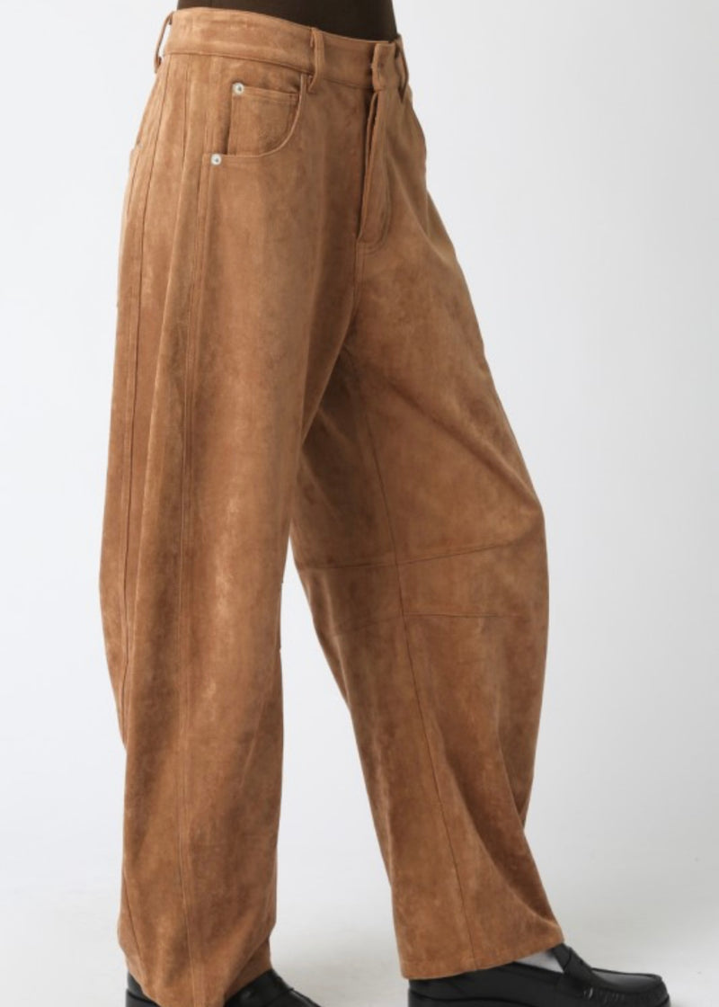 UP TO YOU SUEDE PANTS