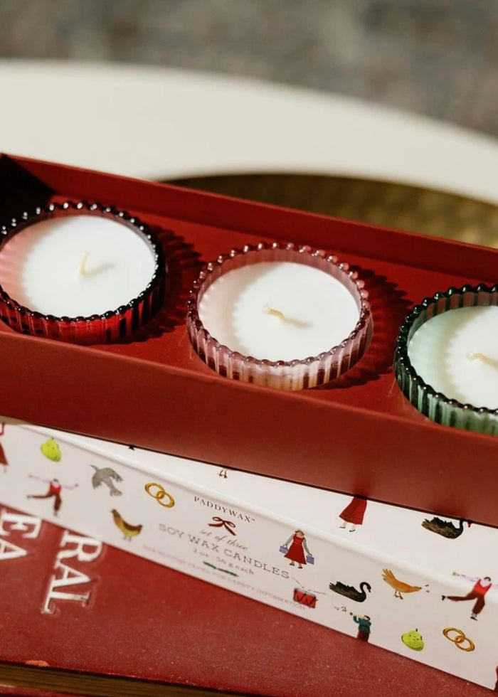 PADDYWAX 12 DAYS OF CHRISTMAS HOLIDAY SET - 2 OZ CANDLES