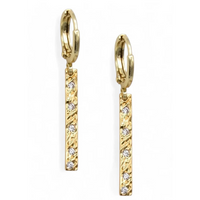 GILDED HUGGIE EARRINGS