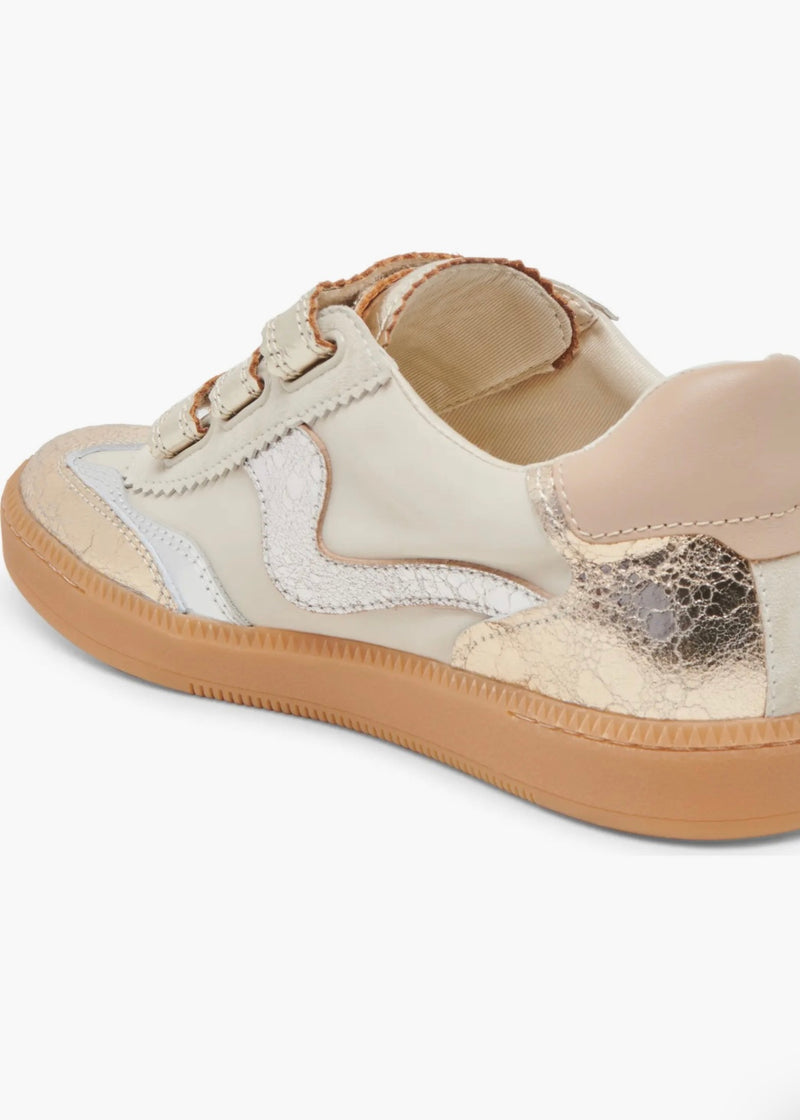 DOLCE VITA NOTICE VELCRO SNEAKER - SILVER/GOLD