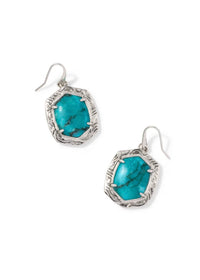 KENDRA SCOTT TIGER STRIPED DAPHNE DROP EARRINGS