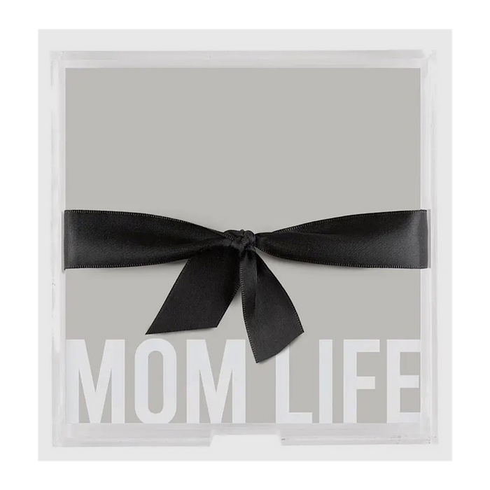 ACRYLIC TRAY & NOTEPAD - MOM LIFE