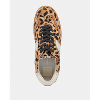 DOLCE VITA NOTICE STITCH SNEAKERS - DK LEOPARD CALF HAIR