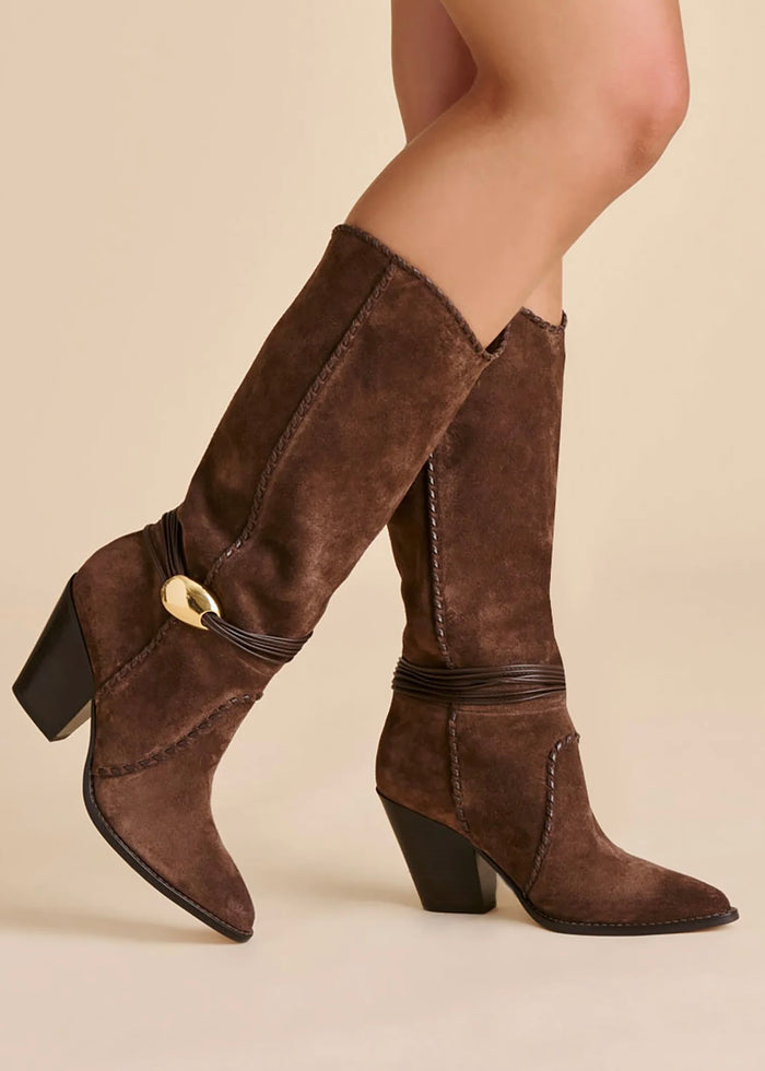 DOLCE VITA JODY BOOTS DARK BROWN SUEDE