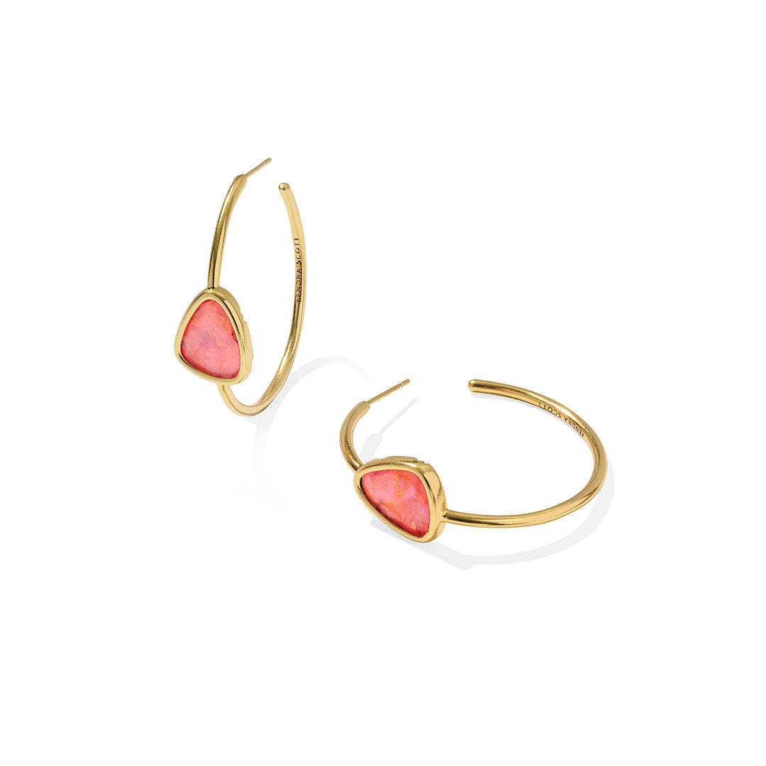 KENDRA SCOTT MARGOT HOOP EARRINGS