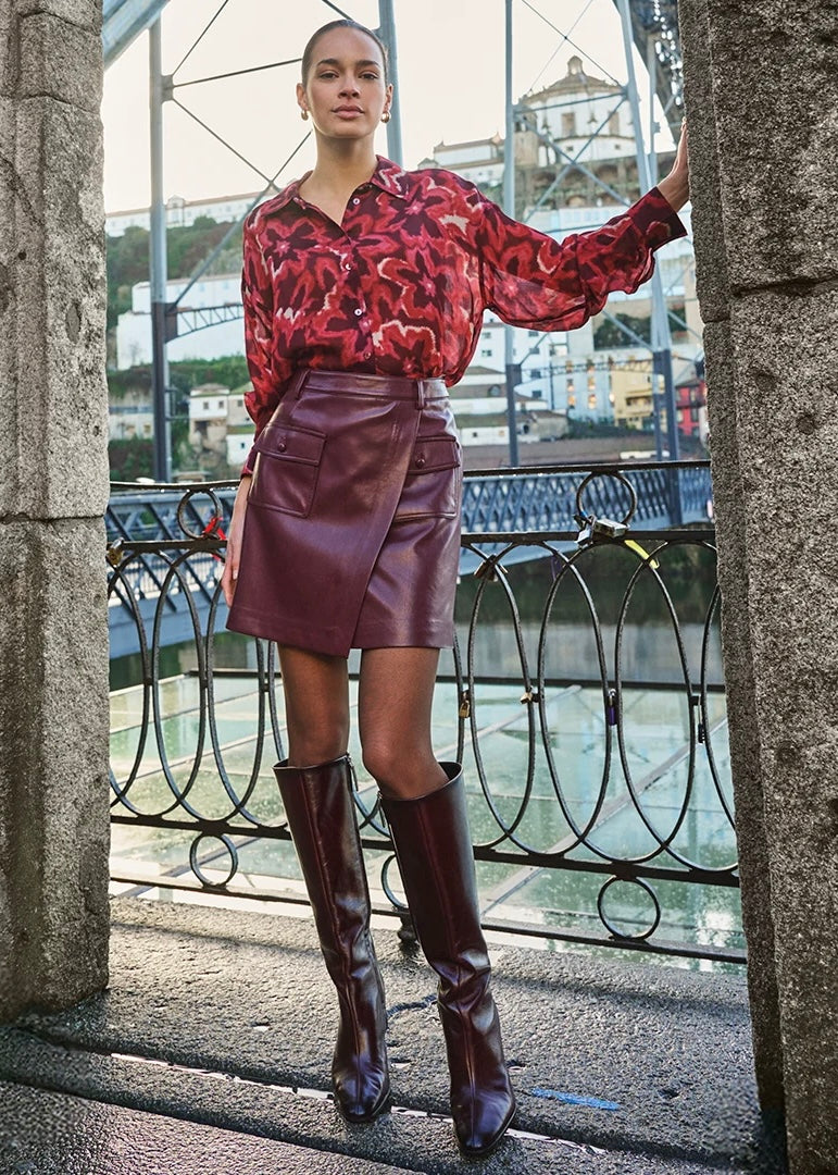 ESQUALO AUTUMN BLOOM BLOUSE