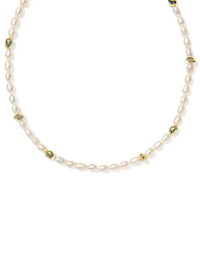 KENDRA SCOTT GABRIELLA PEARL STRAND NECKLACE - GOLD