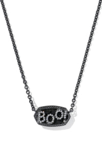 KENDRA SCOTT ELISA BOO SHORT PENDANT NECKLACE