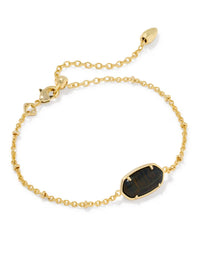KENDRA SCOTT TIGER STRIPED ELAINA DELICATE CHAIN BRACELET