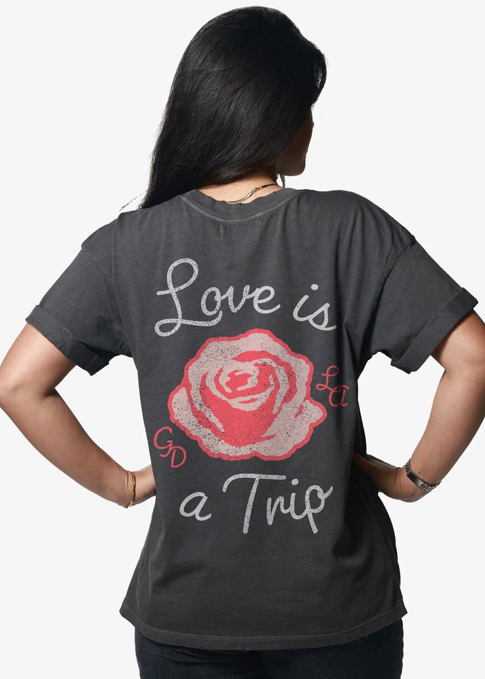 LOVE IS A TRIP GRAPHIC TEE
