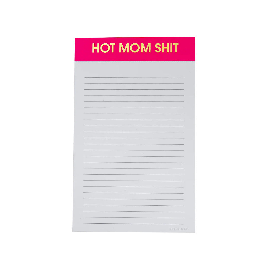 HOT MOM SHIT LINED NOTEPAD