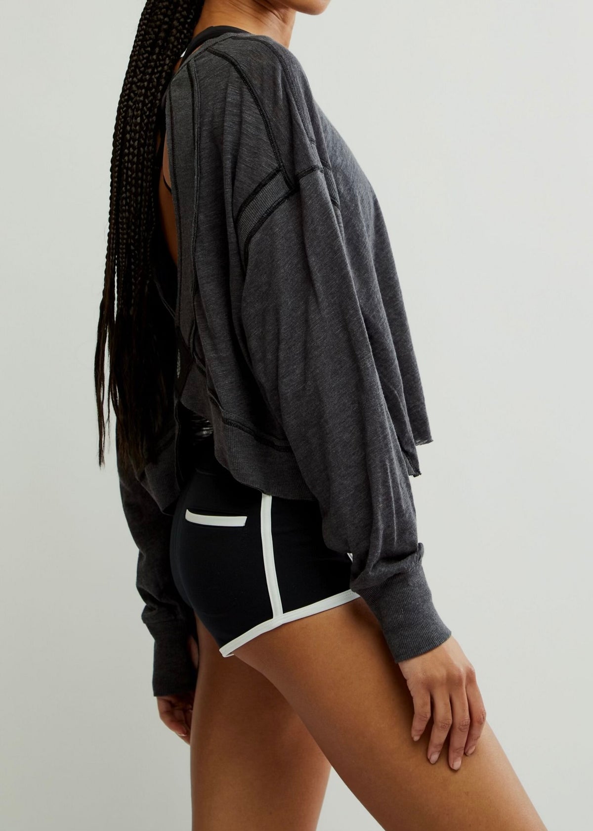 FREE PEOPLE MOVEMENT MY TIME LAYER - BLACK