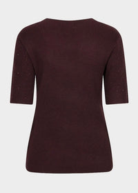 ESQUALO SWEATER S/SLVE STUDS